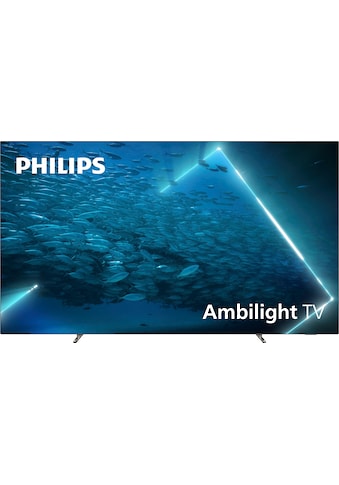 Philips OLED-Fernseher »48OLED707/12«, 121 cm/48 Zoll, 4K Ultra HD, Android TV-Smart-TV kaufen