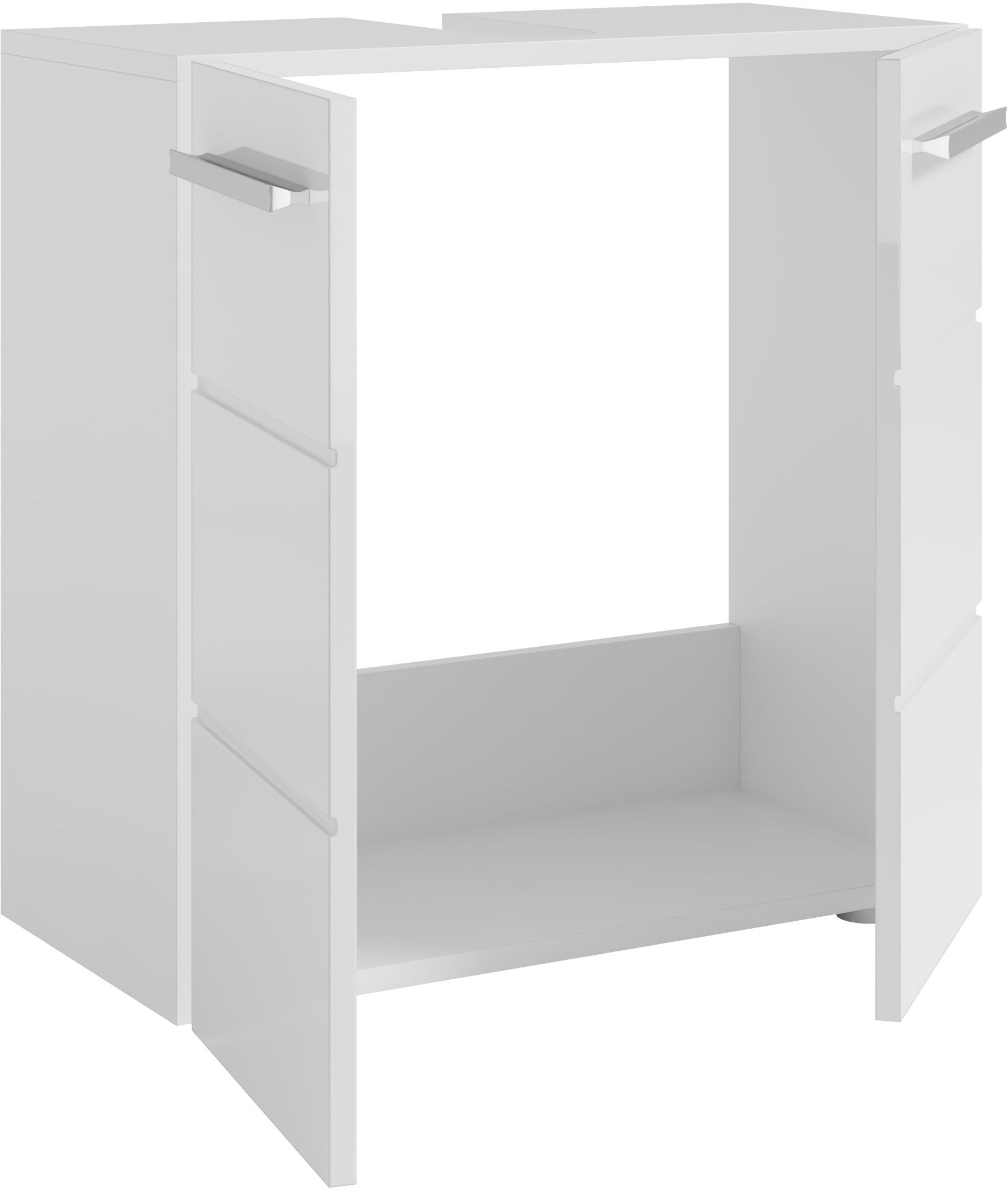 BASIC by Balculina Waschbeckenunterschrank »Mandi« 1 Stk. tlg. Breite 60cm, hochglanz Front
