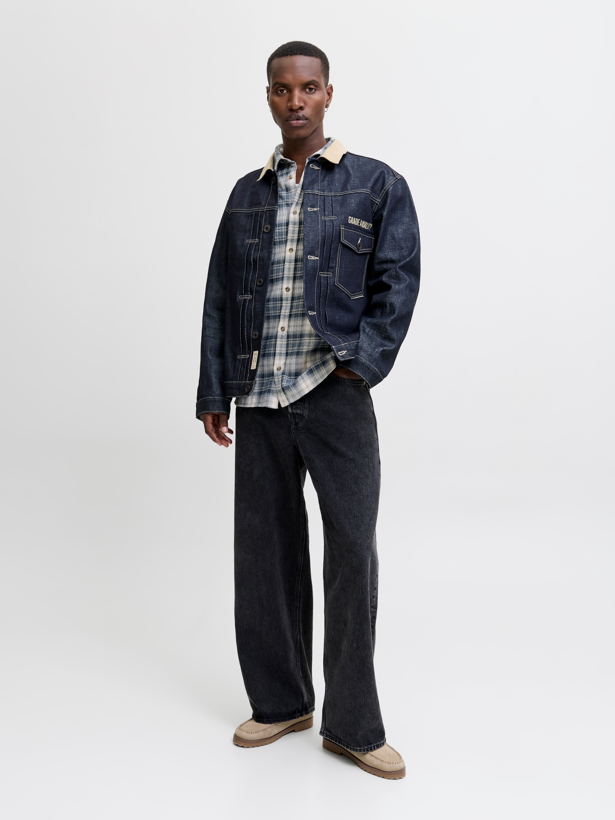 Jack & Jones Langarmhemd »JJJOSHUA CHECK SHIRT LS«