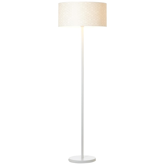 Brilliant Stehlampe »Galance«, 1 flammig-flammig, 164,5 cm Höhe, Ø 50 cm,  E27, Metall/Textil, weiß online kaufen | mit 3 Jahren XXL Garantie