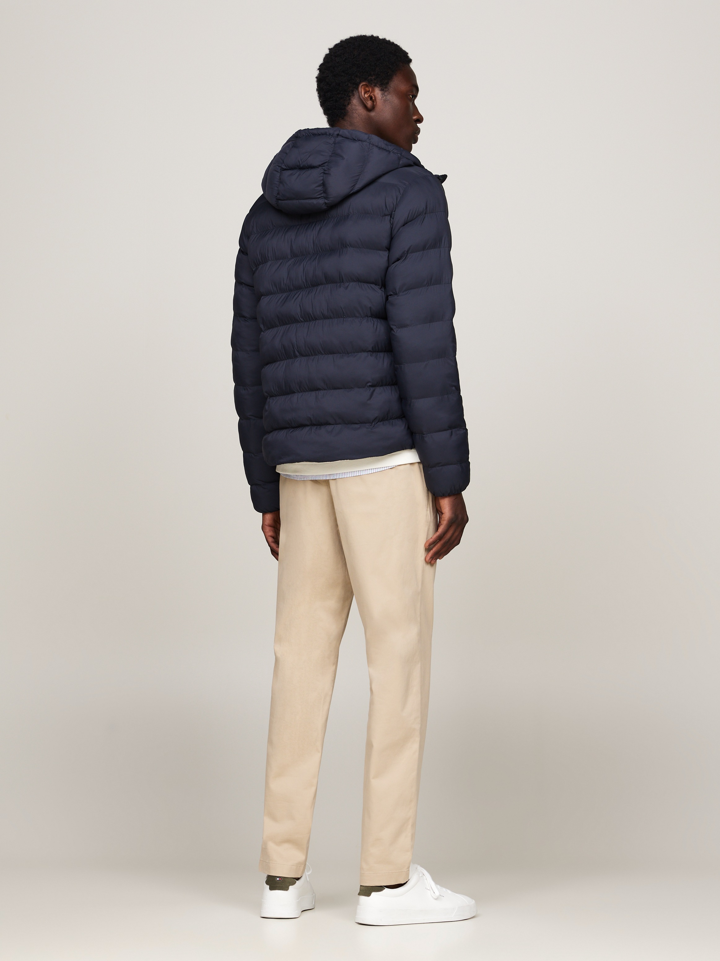 Tommy Hilfiger Steppjacke »MID WEIGHT HOODED JACKET«, mit Kapuze