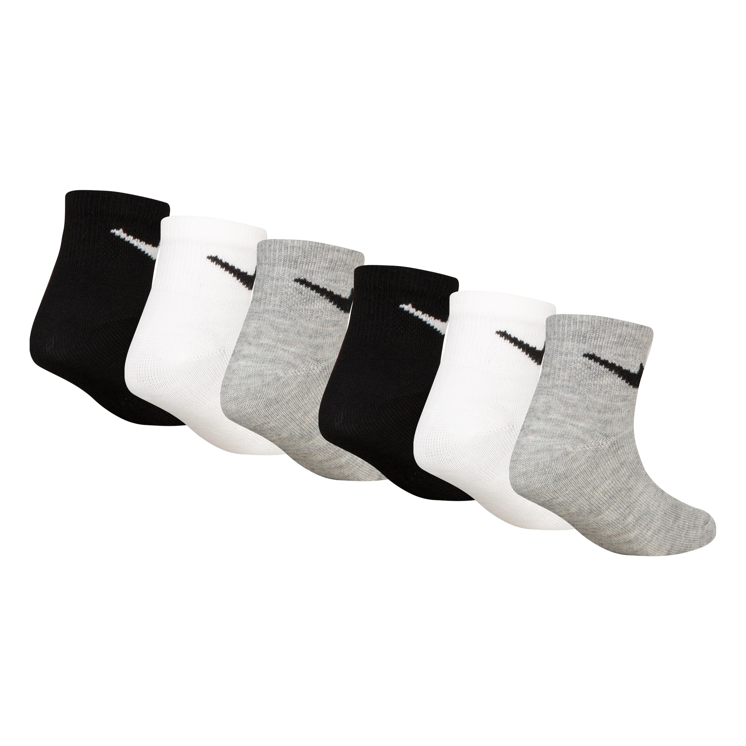 Nike Sportswear Sportsocken »NHN NIKE BASIC PACK QUARTER« Packung, 6 Stk. tlg. für Kinder (4-5 Jahre)