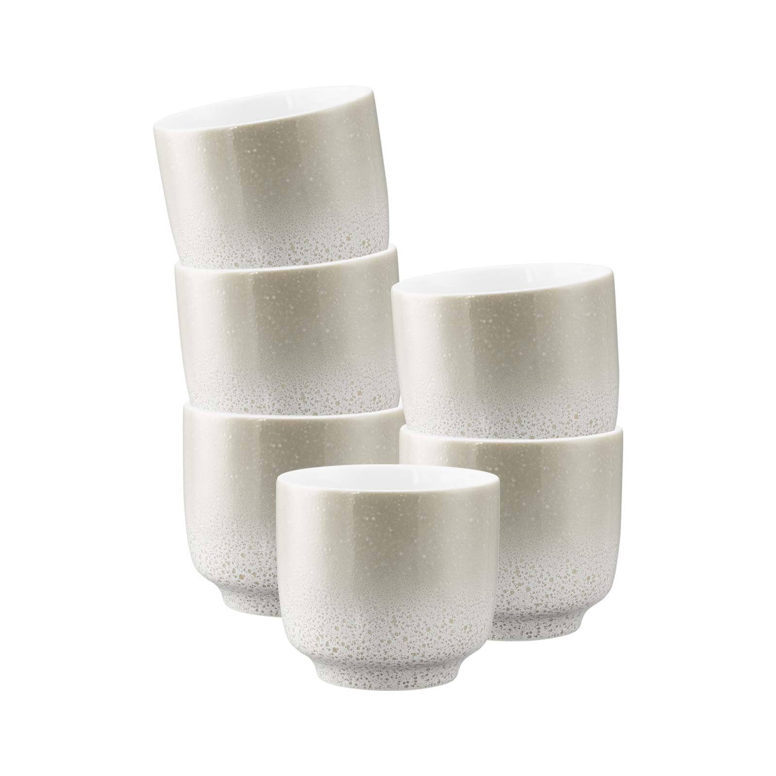 Seltmann Weiden Cappuccinotassen ohne Henkel Sento Home 300 ml 6er Set