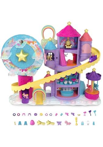 Mattel® Spielwelt »Polly Pocket, Pollyville Regenbogen-Einhornspaß Freizeitpark« kaufen