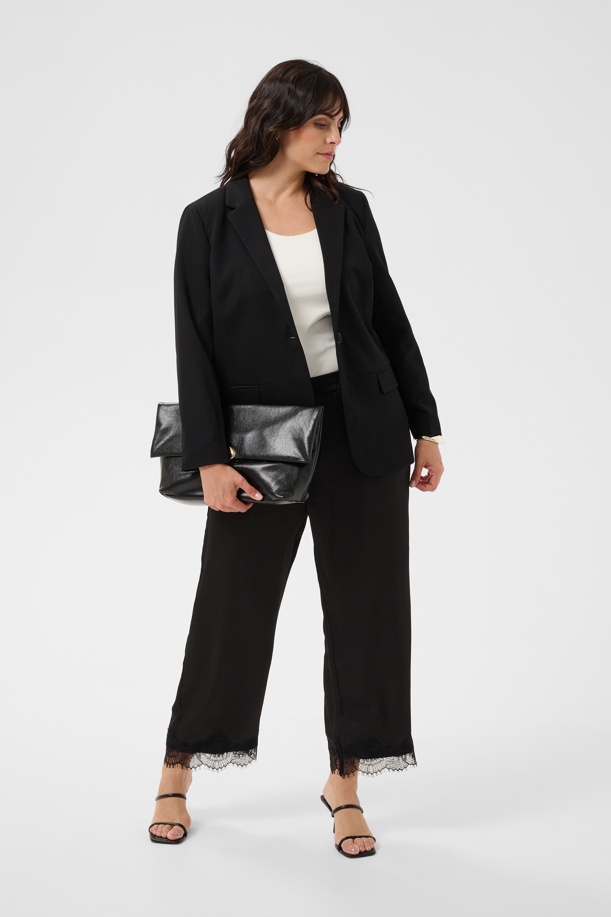 KAFFE Curve Stoffhose »Damen Casual Hose KCthilda«