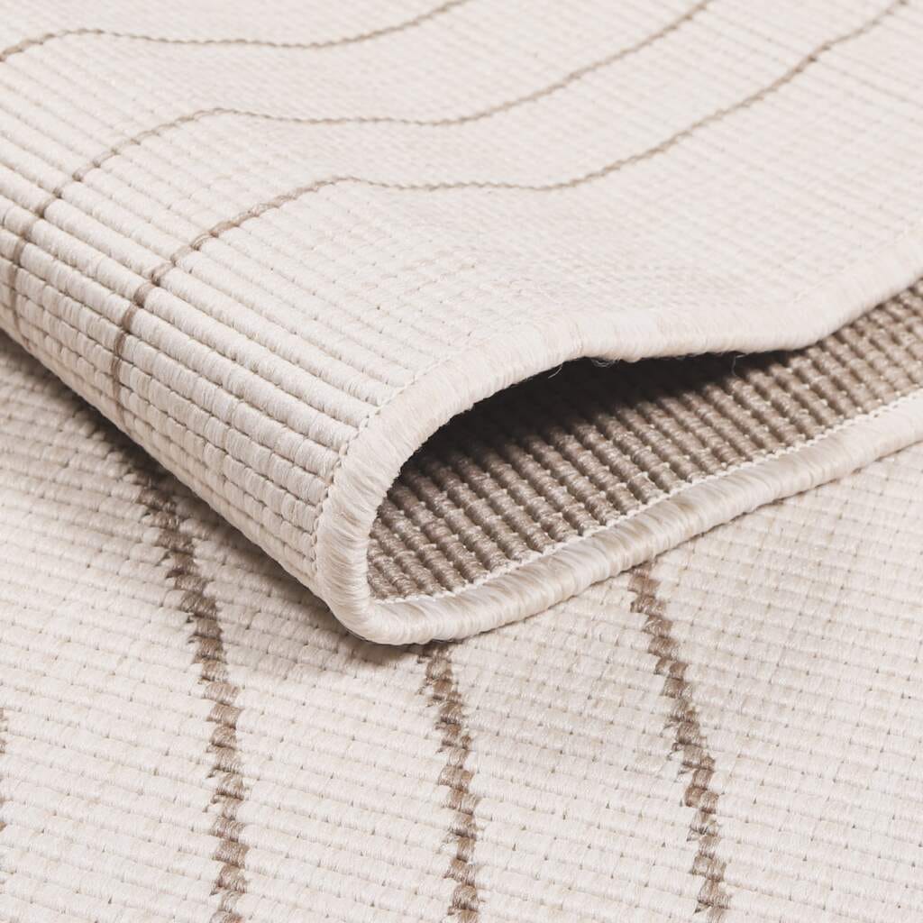 Carpet City Outdoorteppich »DUO RUG 5739«, rechteckig, 5 mm Höhe, Wendeteppich Wetterfest In- & Outdoor, Balkon, Terrasse, Wohnzimmer