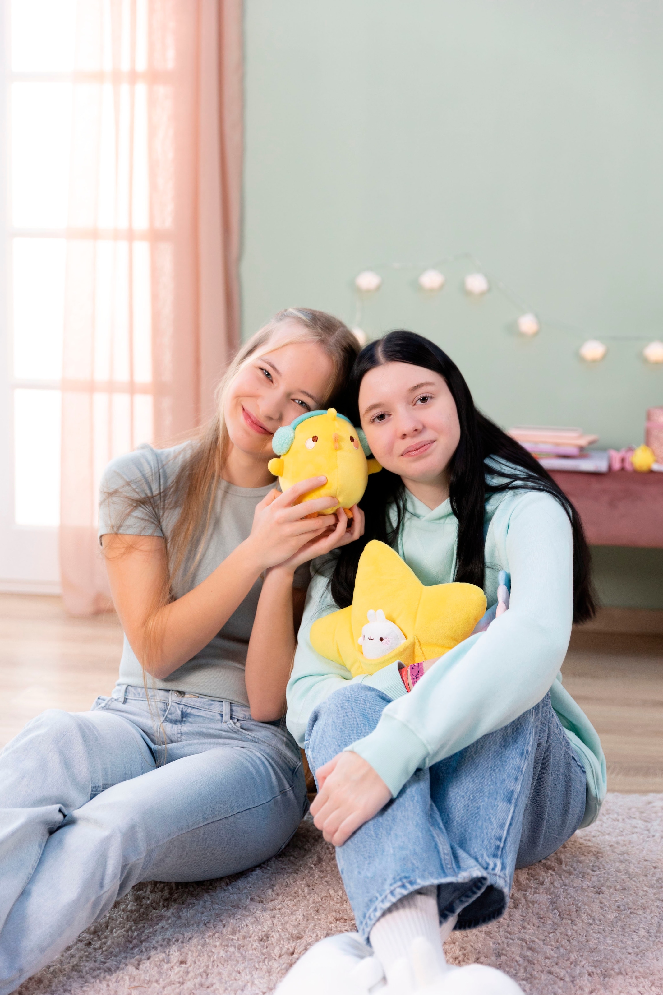 Nici Kuscheltier »Molang, Kissen Molang Sternschnuppe 40x28 cm«