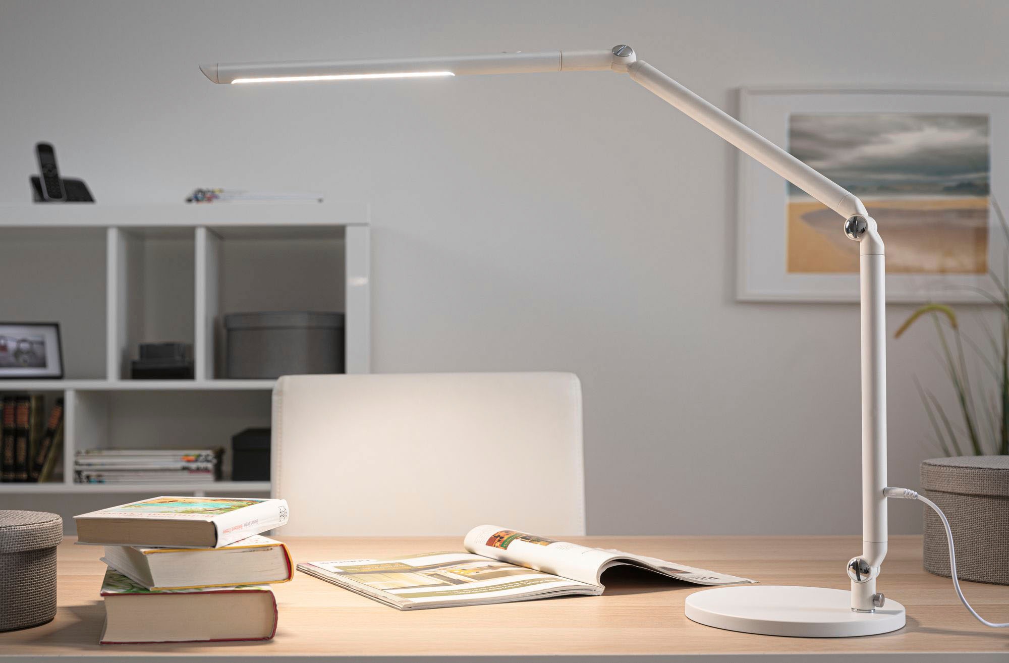 Paulmann LED Schreibtischlampe »FlexBar«, LED Modul fest integriert, dimmbar