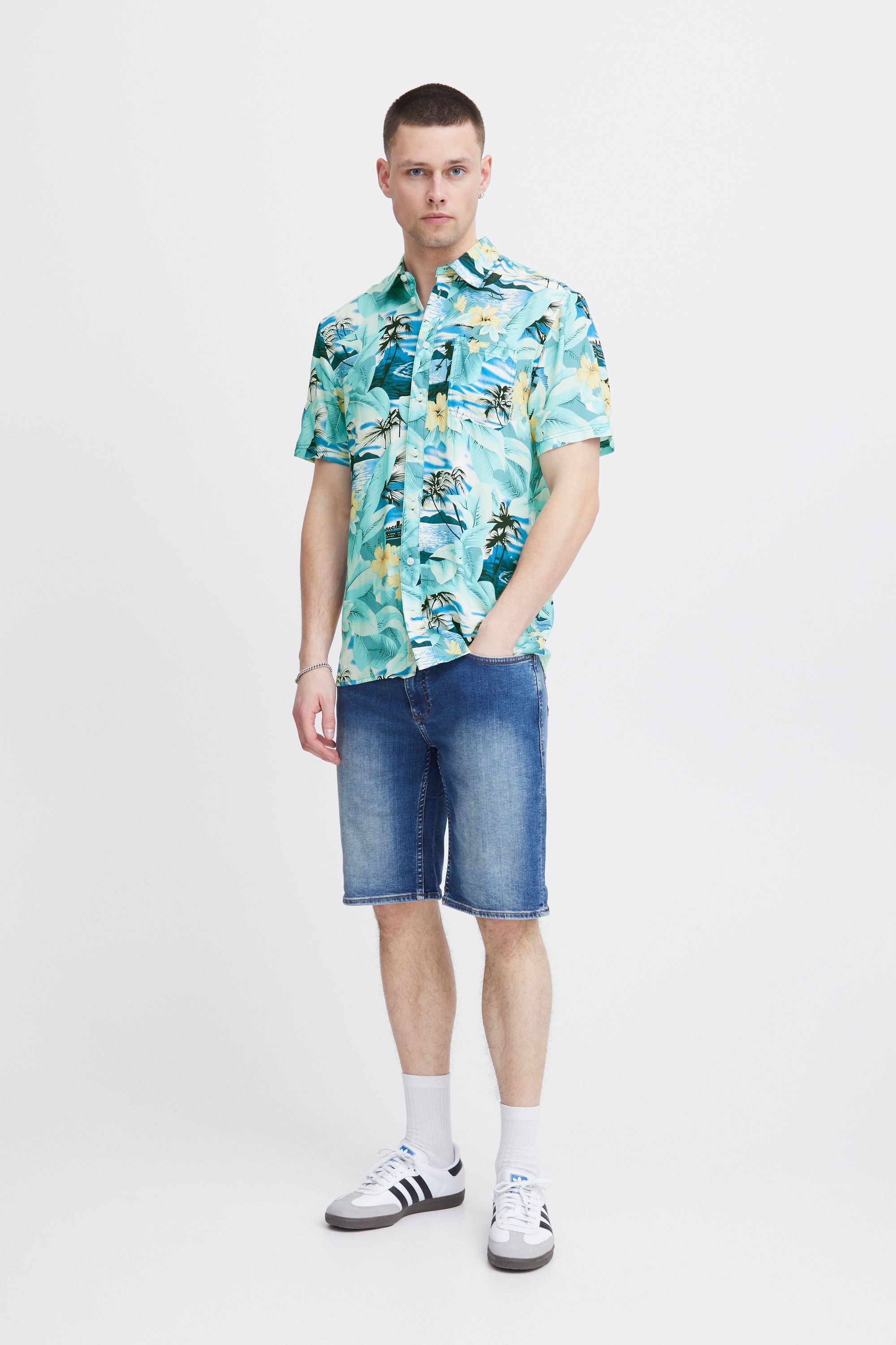 Blend Kurzarmshirt »Kurzarmhemd BHShirt«