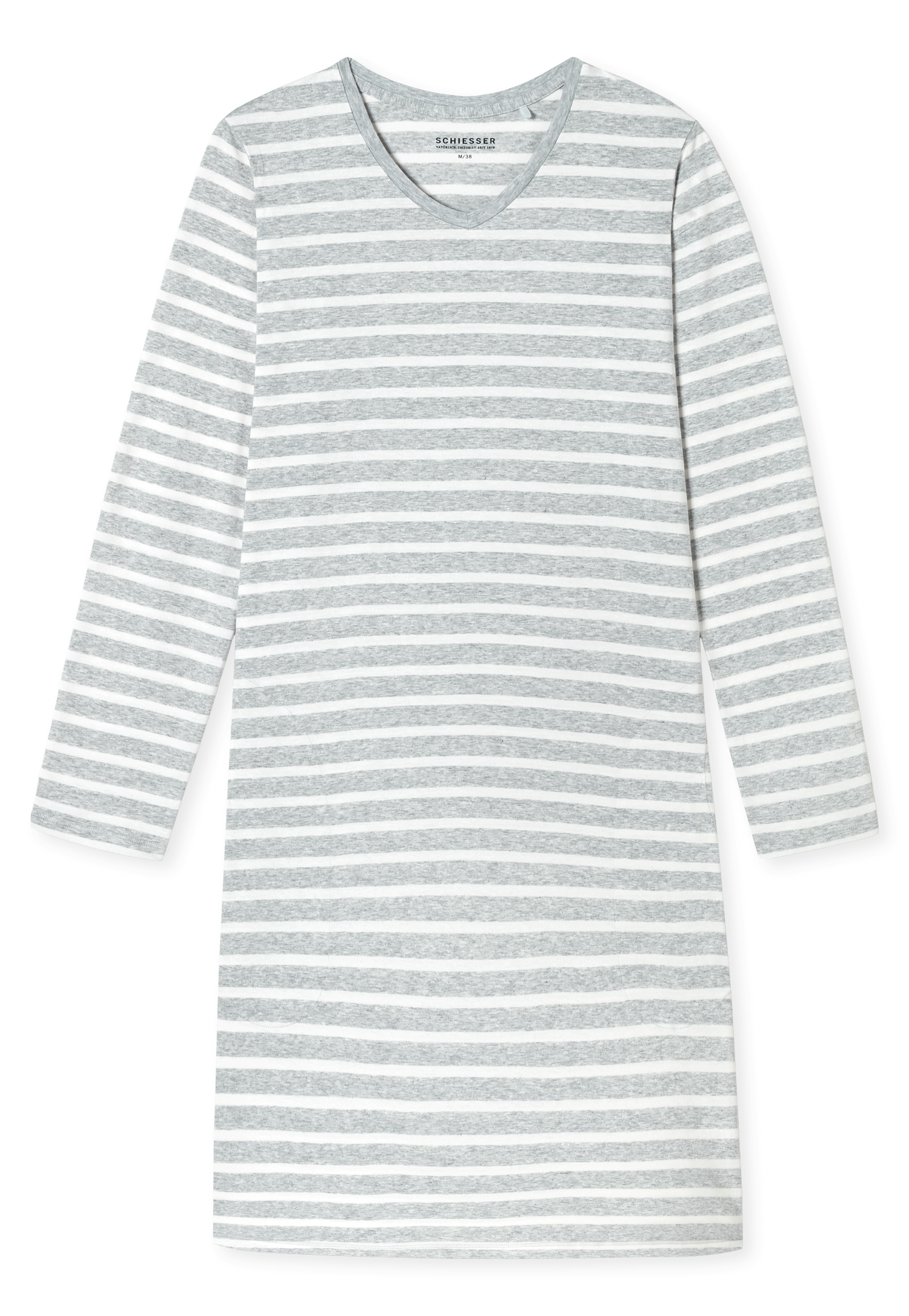 Schiesser Nachthemd »"Casual Essentials"«, (Packung), mit leichtem V-Ausschnitt
