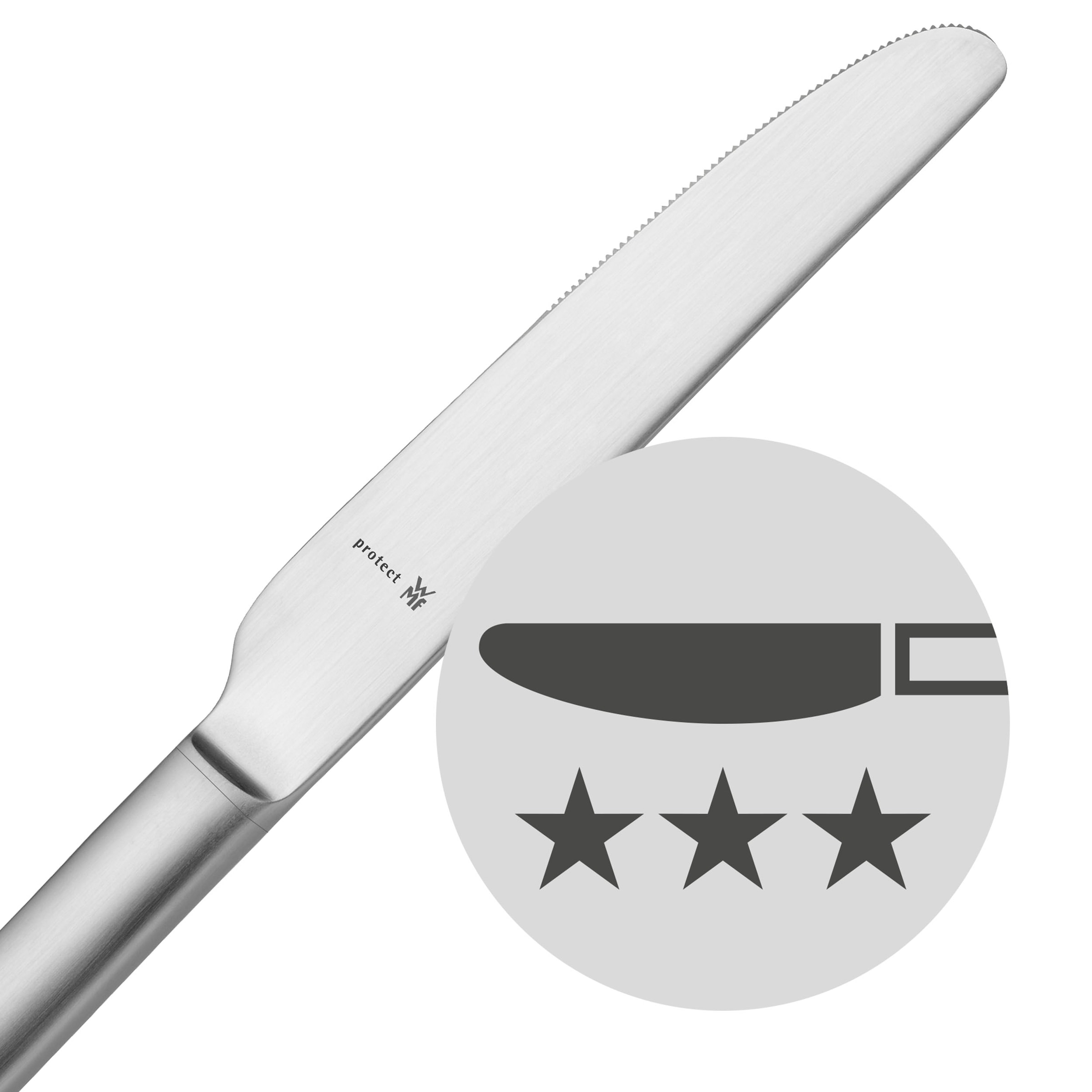 WMF Besteck-Set »Corvo«, (Set, 30 tlg.), mattiert, kratzbeständig, ergonomisch, spülmaschinenfest