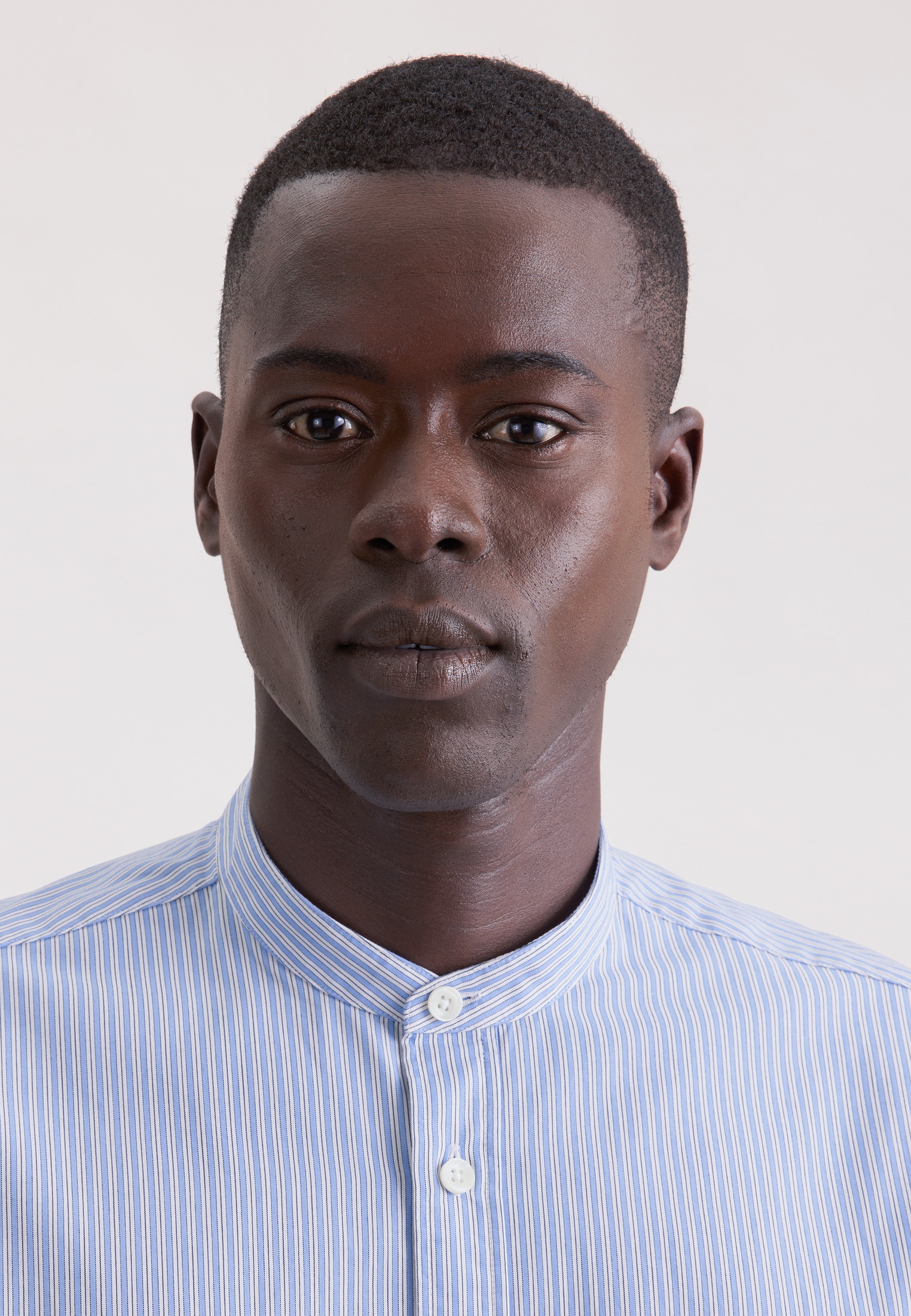 seidensticker Businesshemd Slim 1/1 Stehkragen Gestreift