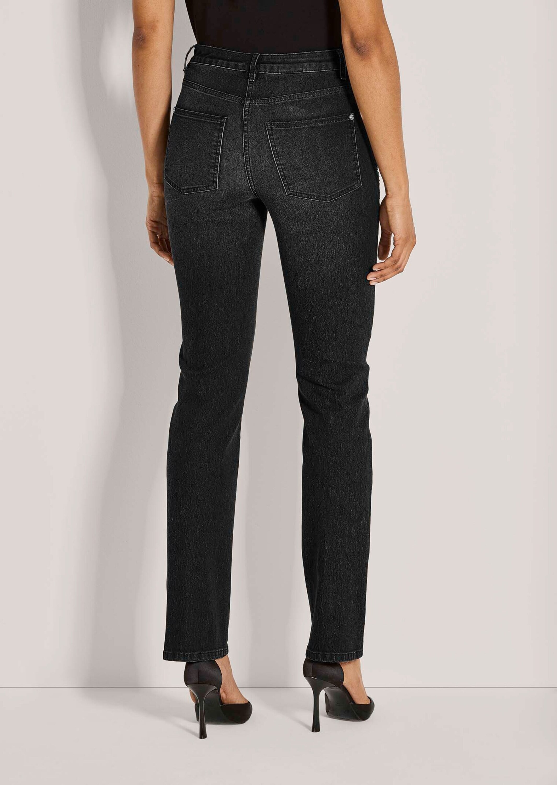 MADELEINE Regular-fit-Jeans »Jeans Slim Fit Denim mit Strass«