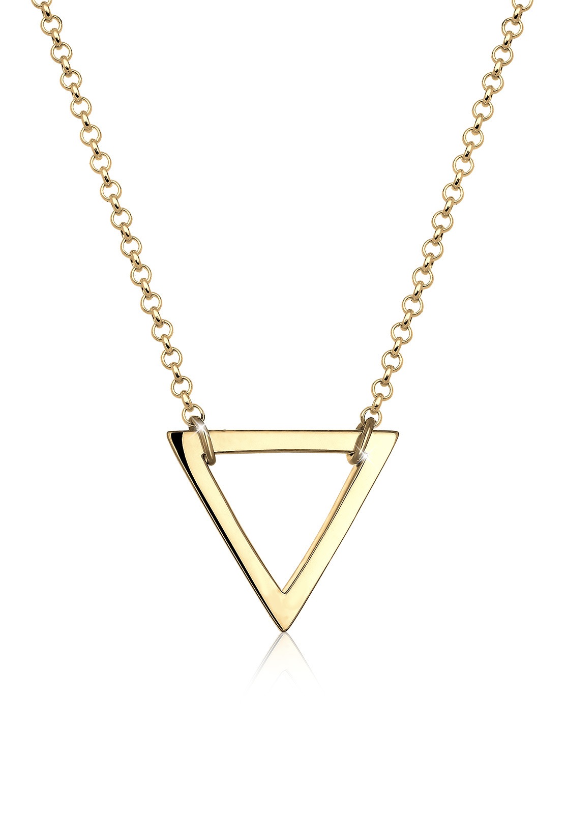 Elli Kette mit Anhänger »Halskette Dreieck Geo Anhänger 925 Silber«
