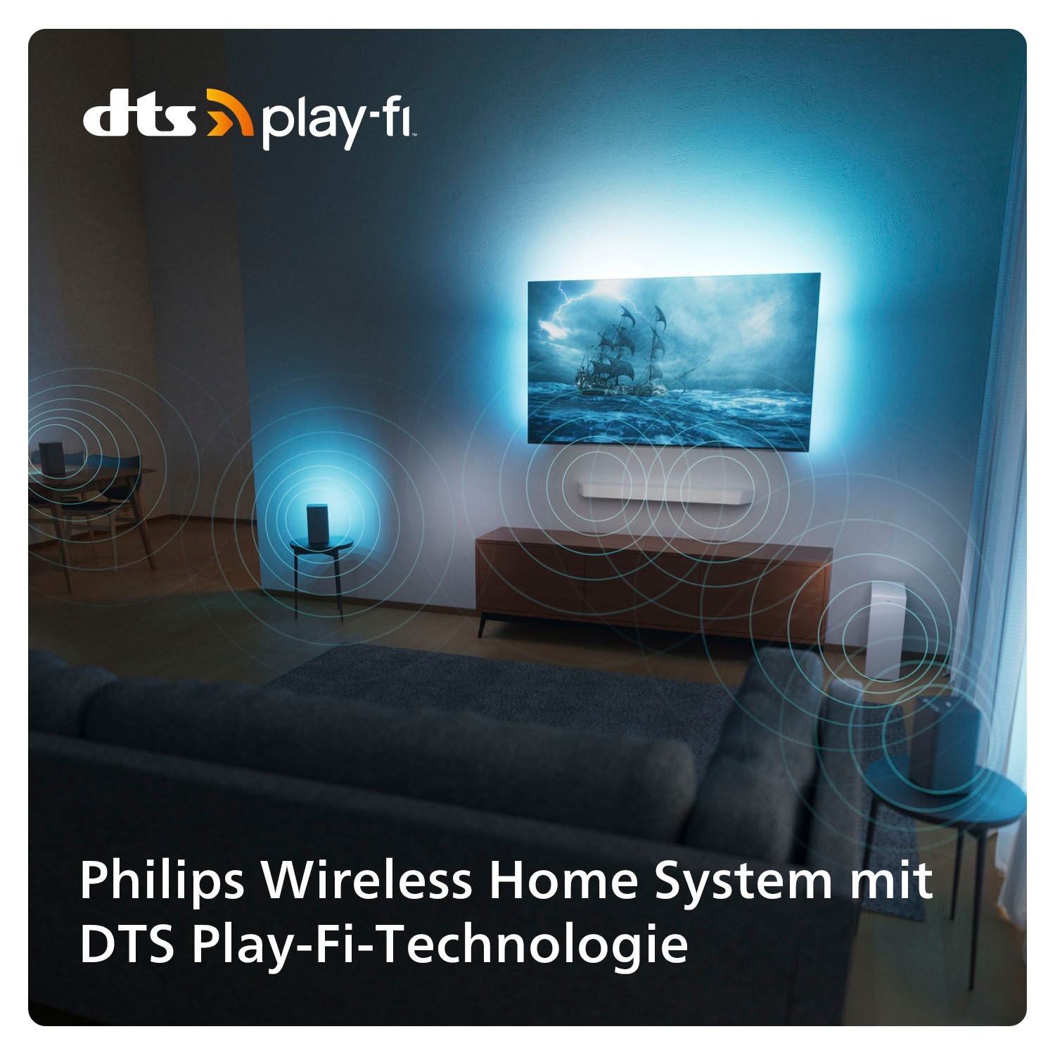 Philips OLED-Fernseher »65OLED909/12«, 4K Ultra HD, Google TV-Smart-TV