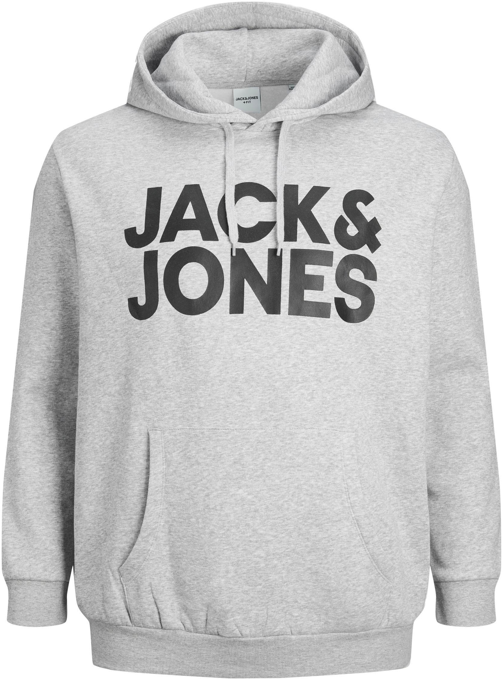 Jack & Jones PlusSize Kapuzensweatshirt »CORP LOGO SWEAT HOOD«, Bis Größe 6XL