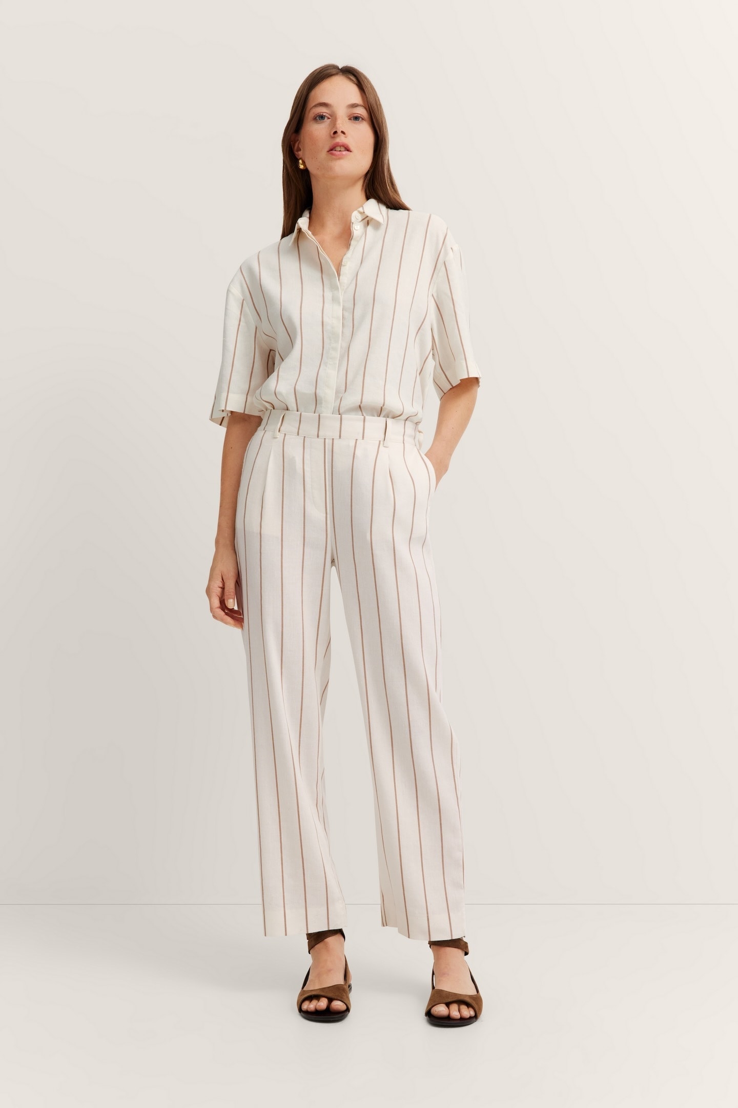 bugatti Stoffhose  mit Bundfalte