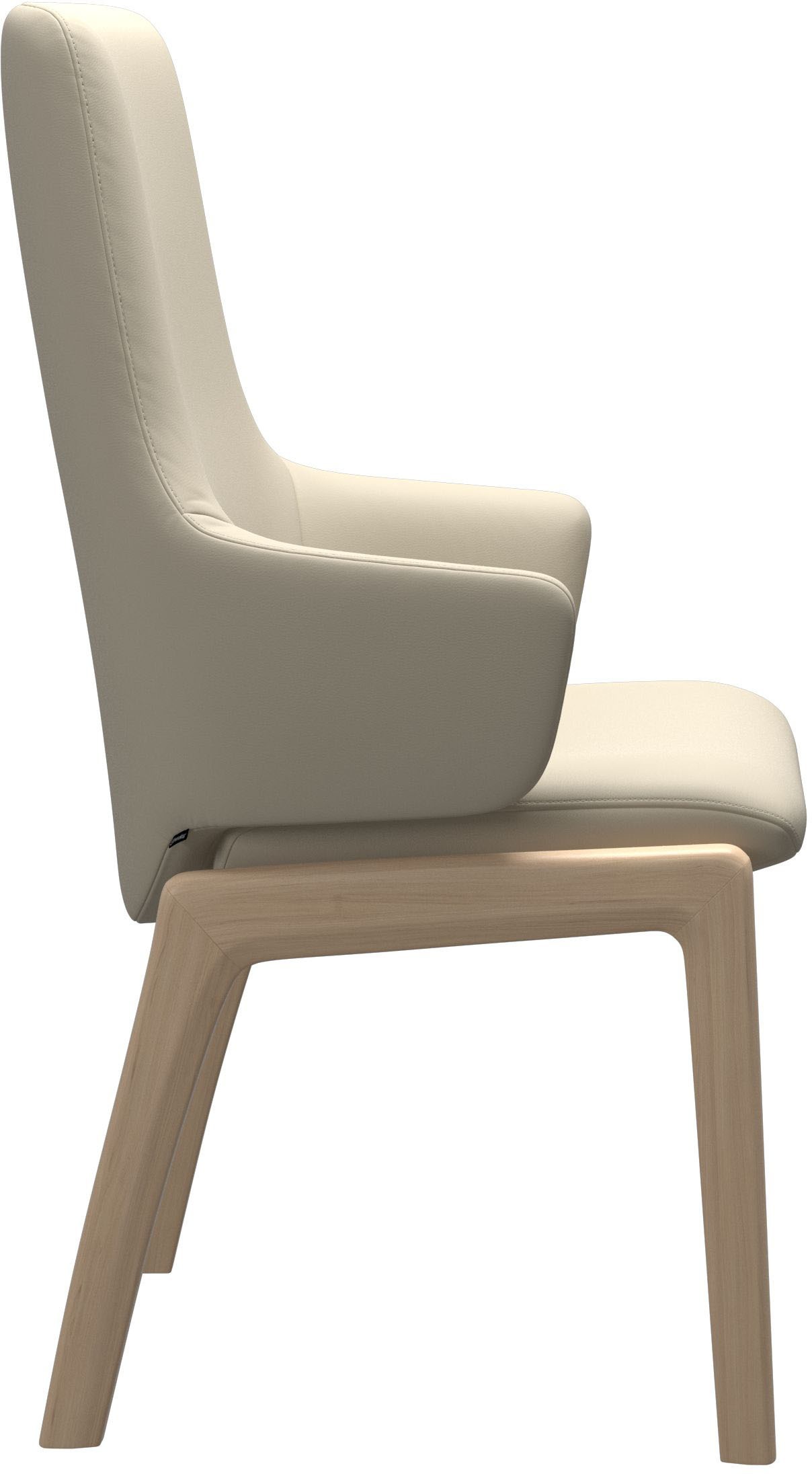 Stressless® Polsterstuhl »Laurel«, Leder BATICK, High Back mit Armlehne, Größe L, mit abgerundeten Beinen in Walnuss