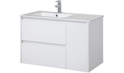 CYGNUS BATH Waschtisch »Jano 850«, Breite 85 cm, Waschmulde links kaufen