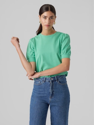 Vero Moda T-Shirt »VMKERRY 2/4 O-NECK TOP VMA JRS NOOS« mit Rundhalsausschnitt