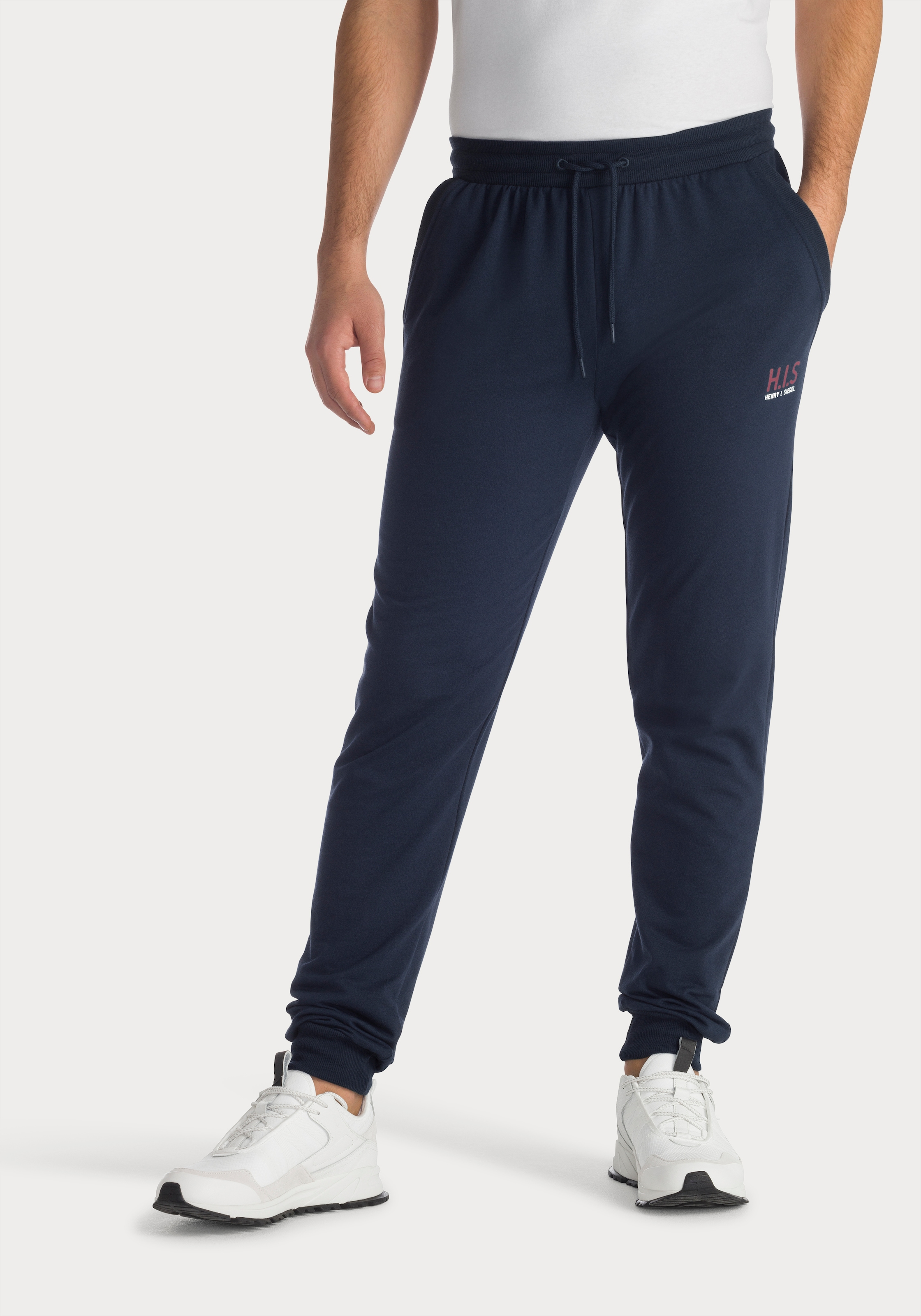 H.I.S Sweathose, Jogginghose mit kleinem Logodruck