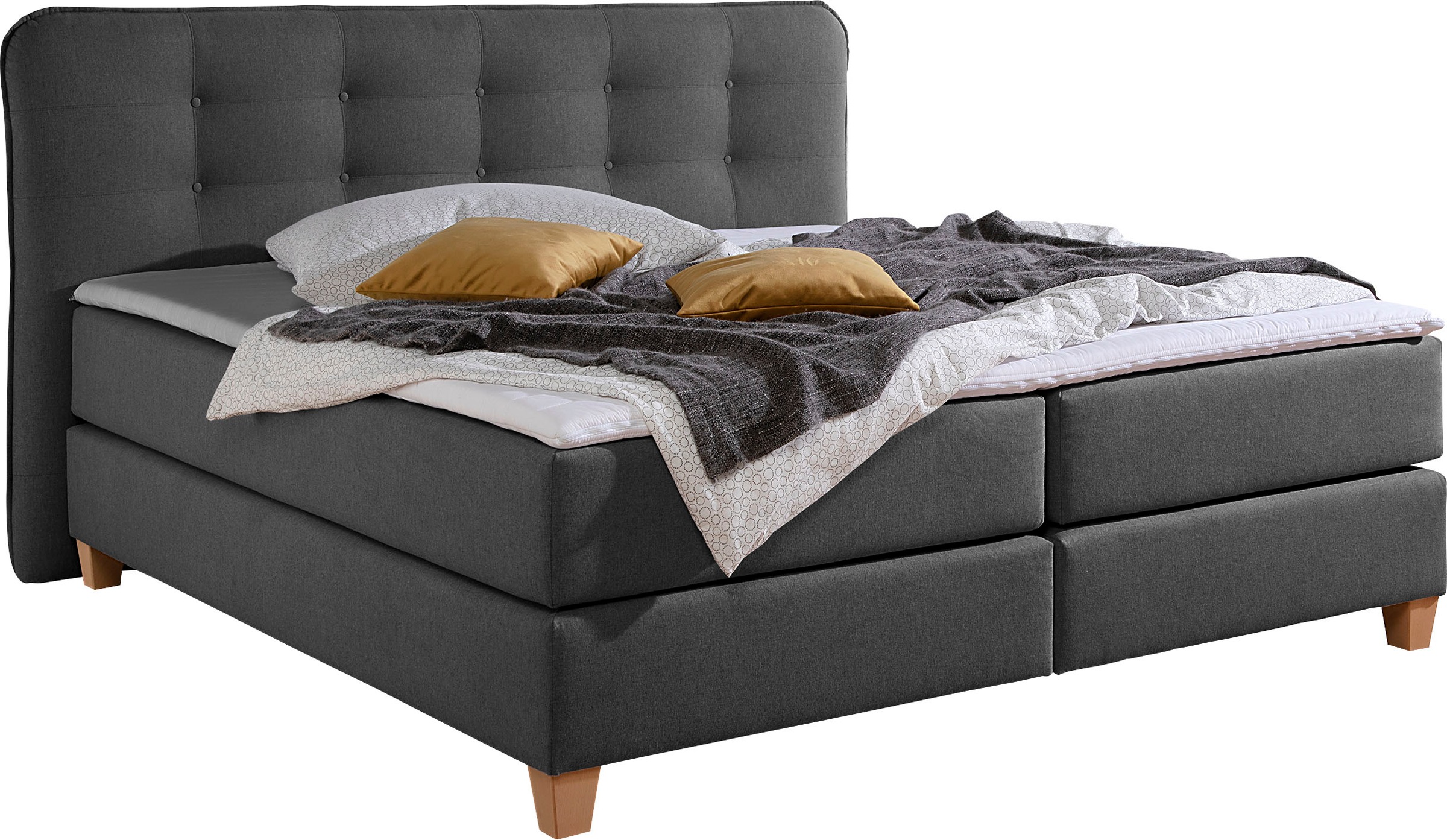Home affaire Boxspringbett, inklusive Komfortschaum-Topper