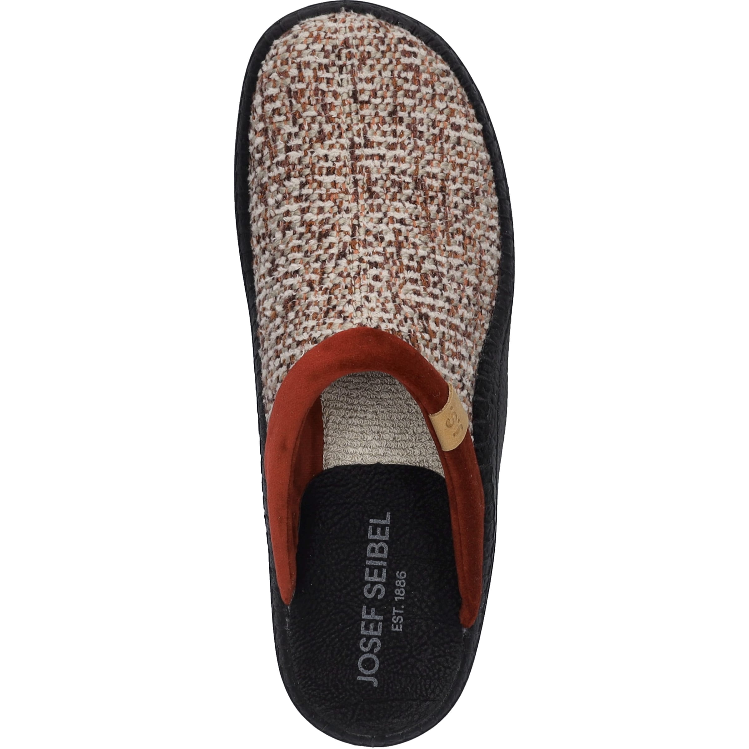 Josef Seibel Hausschuh »Monaco D 01, bordeaux-kombi«