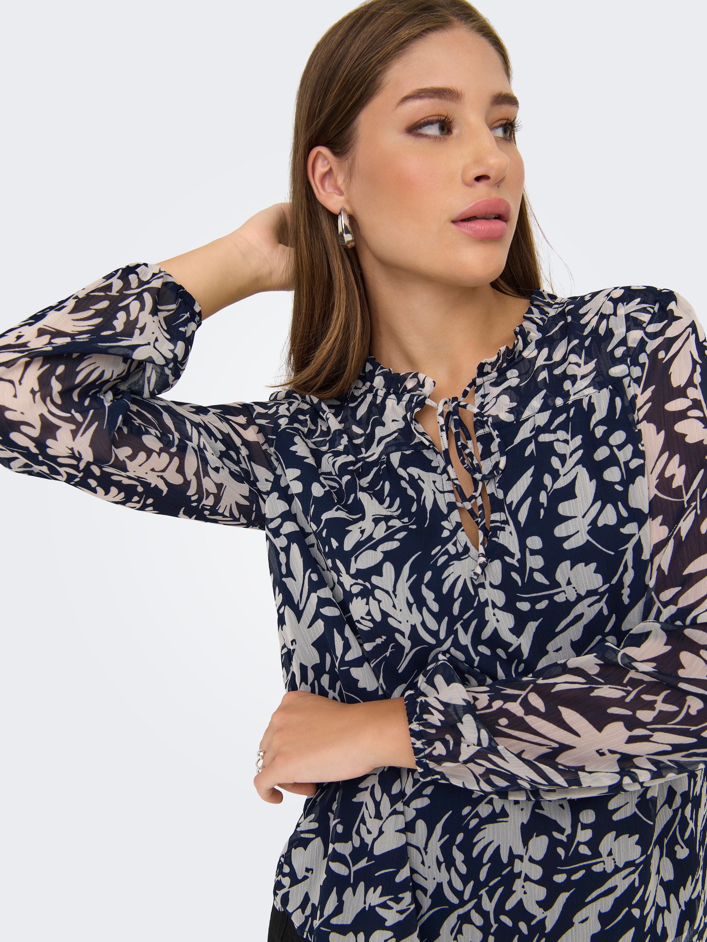 ONLY Chiffonbluse »ONLDITSY L/S BLOUSE WVN«