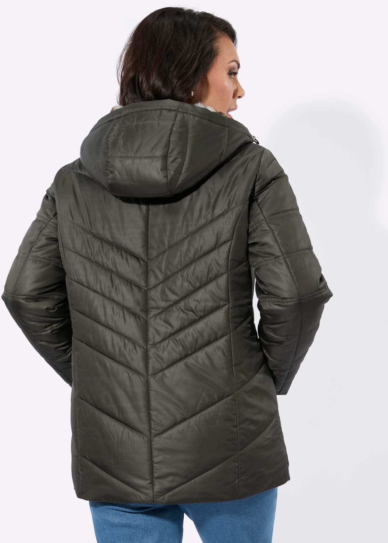 Casual Looks Steppjacke mit Kapuze