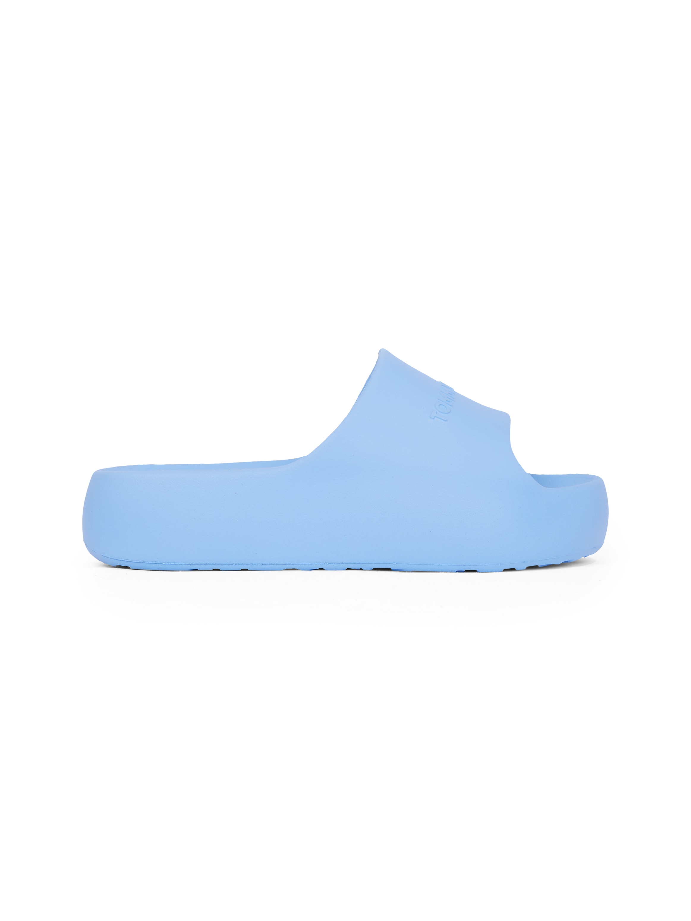 Tommy Jeans Pantolette »TJW CHUNKY POOL SLIDE ESS«, Plateau, Sommerschuh, Schlupfschuh, Bequemschuh, Logoschriftzug