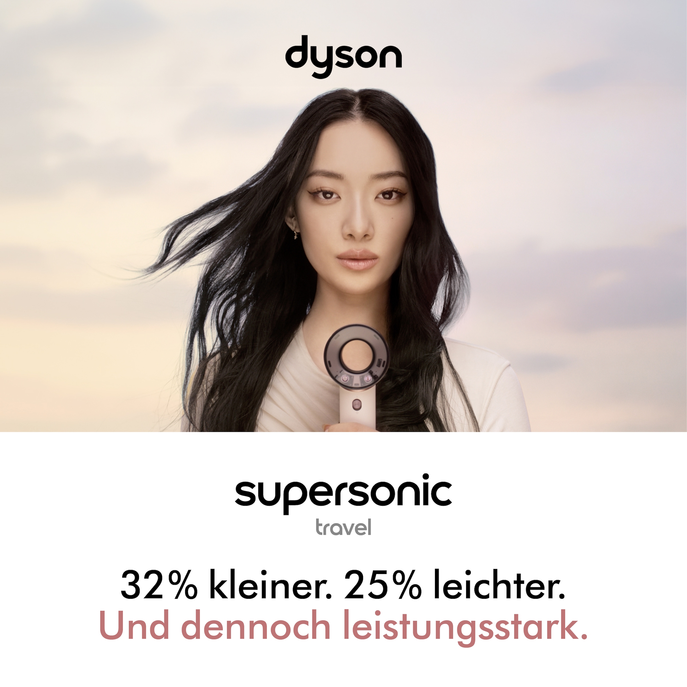 DYSON Haartrockner »Supersonic™ Travel« 1.200 W 1 Aufsätze perfekt für unterwegs, intelligente Temperaturregulierung