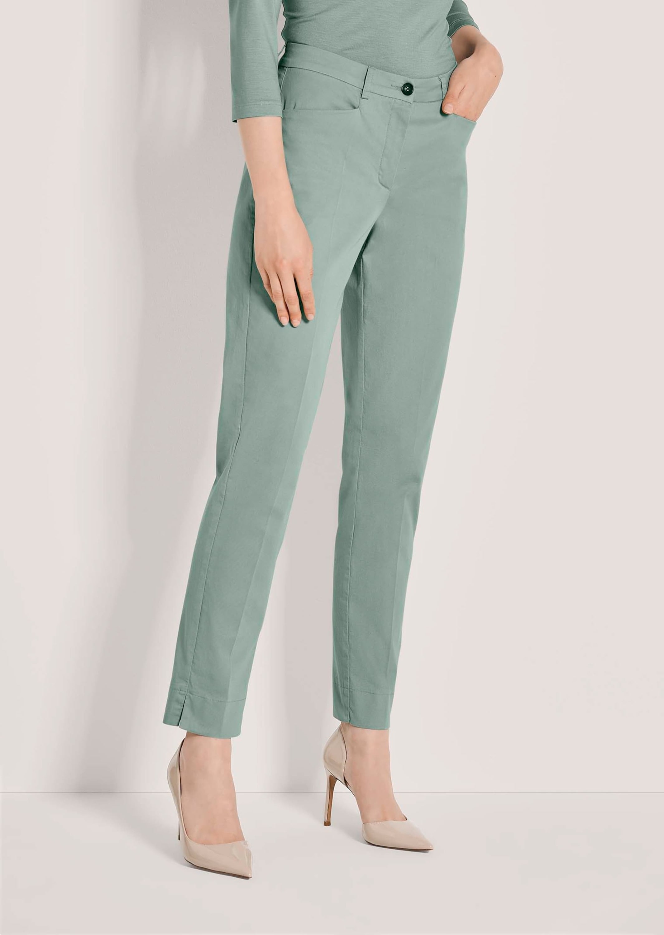 MADELEINE Chinohose »Chinohose Jerseyhose mit Formbund«