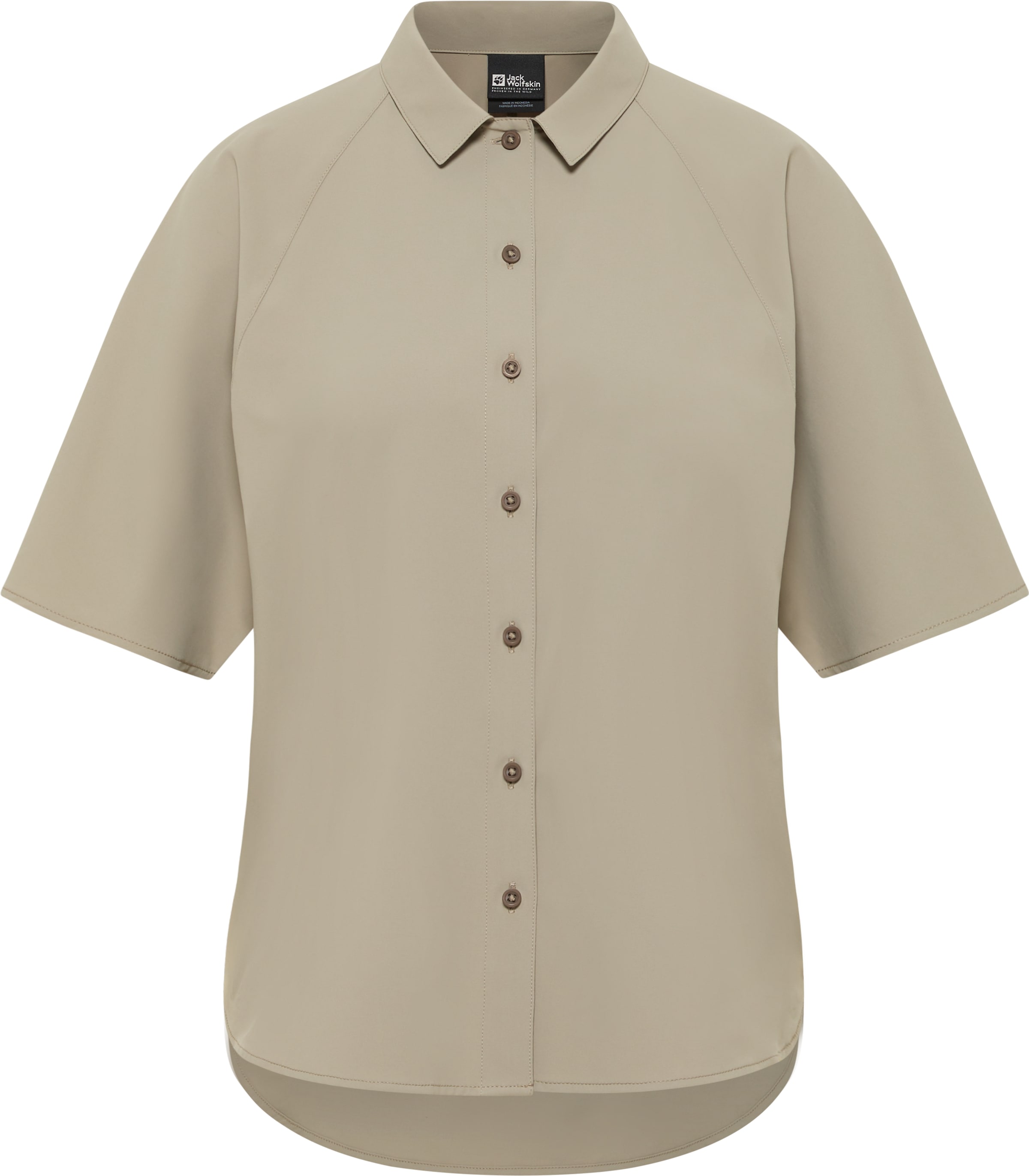 Jack Wolfskin Kurzarmhemd »SIERRA QUEST SS SHIRT W«, Atmungsaktiv, Windabweisend, Stretchkomfort