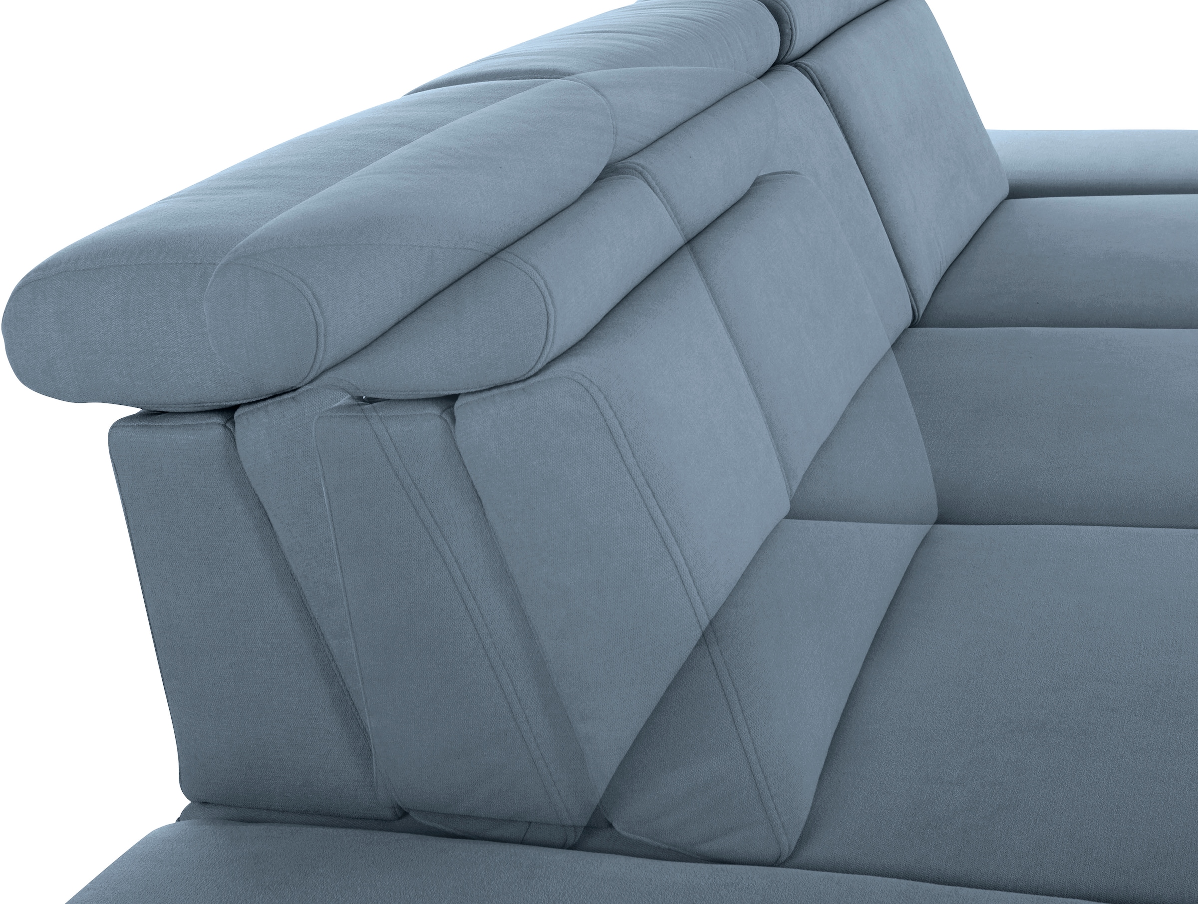 sit&more Ecksofa »Brisbane L-Form«, Fußhöhe 12 cm, inklusive Sitztiefen-, Armteil- und Kopfteilverstellung
