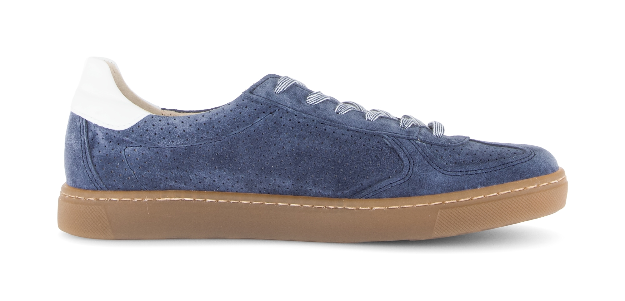 Gabor Sneaker »DAVOS«  , Freizeitschuh, Halbschuh, Schnürschuh mit Lochmuster, Weite H