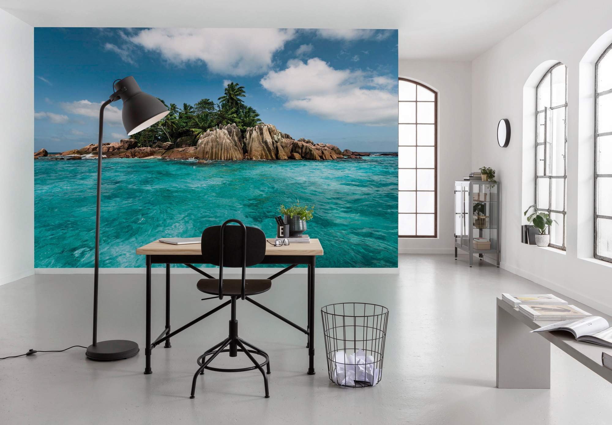 Komar Vliestapete »Digitaldruck Vlies - Schatzinsel - Größe 450 x 280 cm«, bedruckt, Wohnzimmer, Schlafzimmer