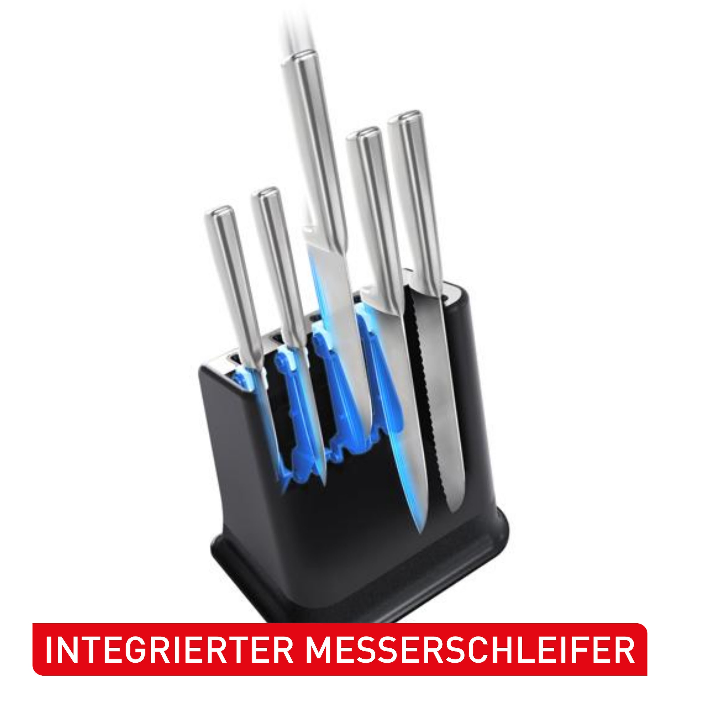 Tefal Messer-Set »EverSharp Pro« selbstschärfender Messerblock, Klingen aus deutschem Edelstahl