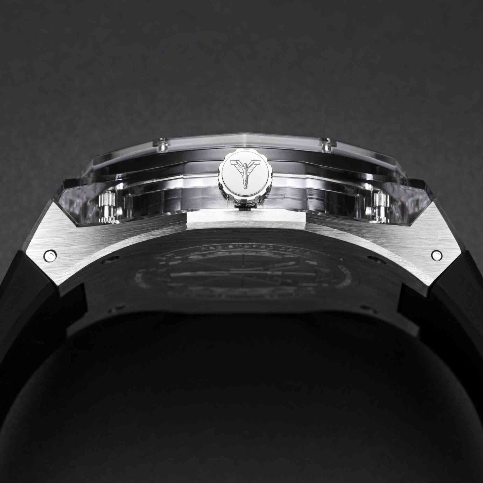 CARLO COLUCCI Quarzuhr »CC503-1« Armbanduhr, Herrenuhr, Silikonarmband, analog