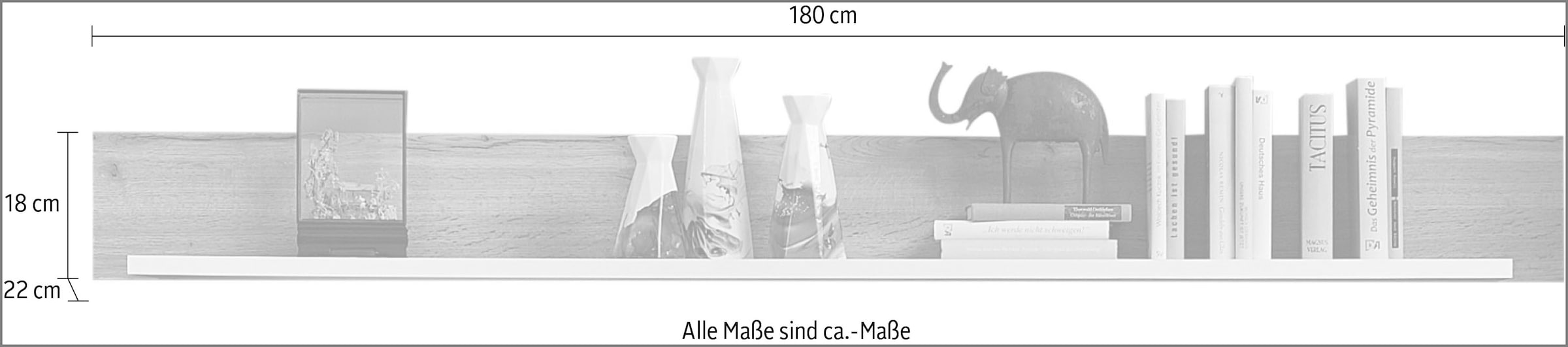 Innostyle Wandboard »FUN PLUS«, (1 St.), Ablageboden