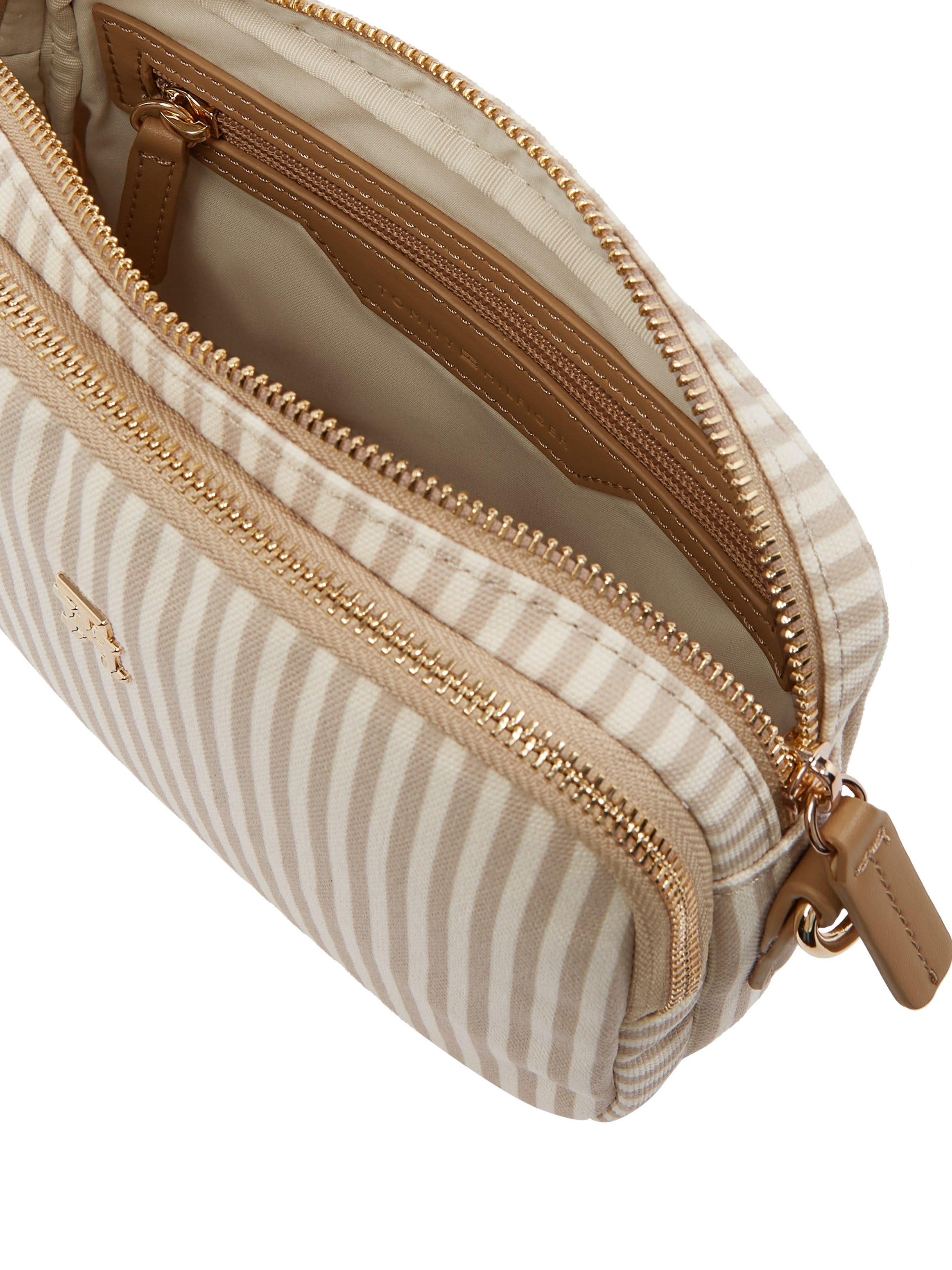 Tommy Hilfiger Kameratasche »POPPY SUMMER CAMERA BAG«, Damen Umhängetasche, Schultertasche, Minibag mit Streifen