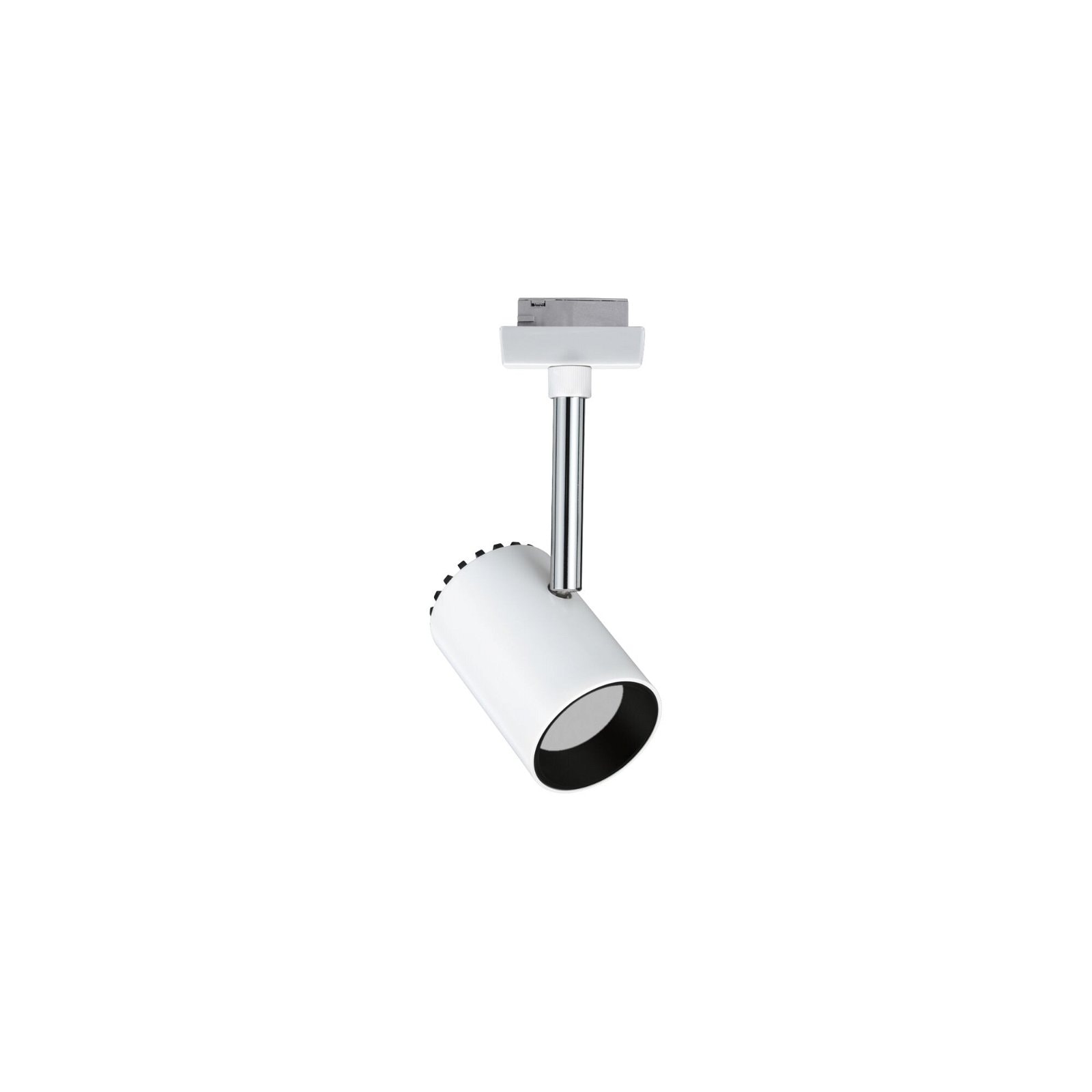 Paulmann Schienensystem-Leuchten »URail Schienenspot Shine Einzelspot 225lm 4,9W 2700K 230V Chrom matt« LED-Modul 1 Stk. Warmweiß