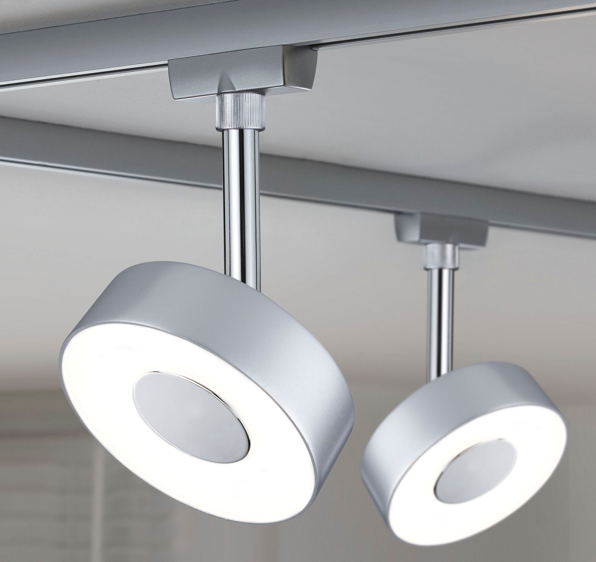 Paulmann Schienensystem-Leuchten »URail Spot Circle 1x5W 4000K 230V« LED-Modul 1 Stk. Neutralweiß 3-Step-Dimmbar