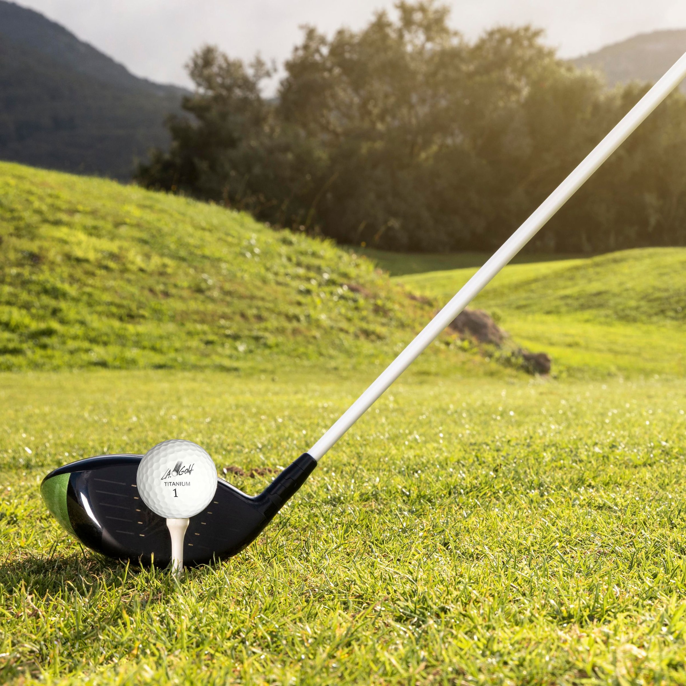 L.A. Sports Golfball »Golfbälle INCREDIBLE 12 Stück 3-lagige Titanium Soft«, (12 St.)