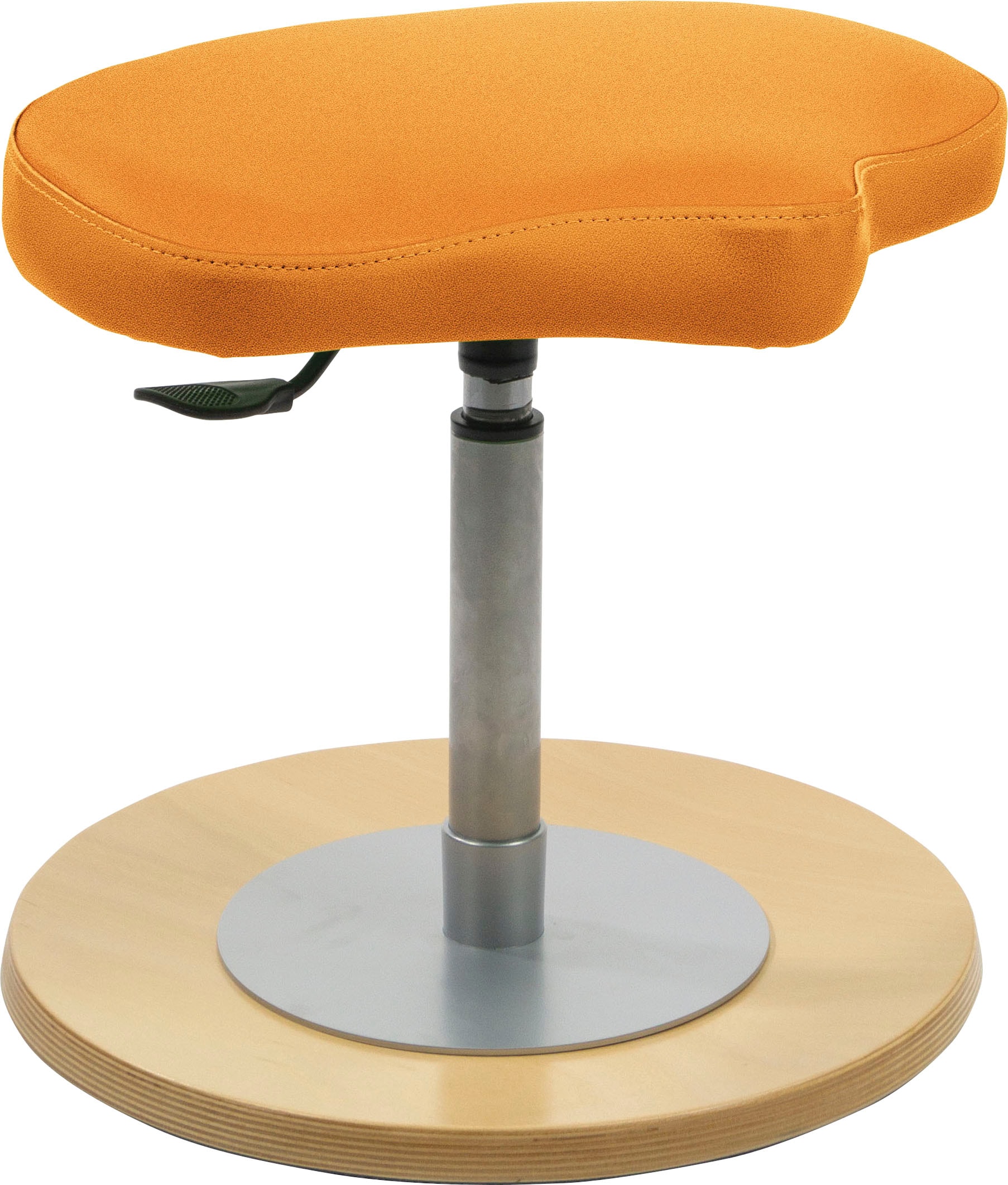 Mayer Sitzmöbel, Sitzhocker »1169« 1 Stk. tlg. Kinderpendelhocker mit Ergositz 1169, Gelb, 100% post-consumer recyceltes Polyester, B/H/T: 42 cm x 38 