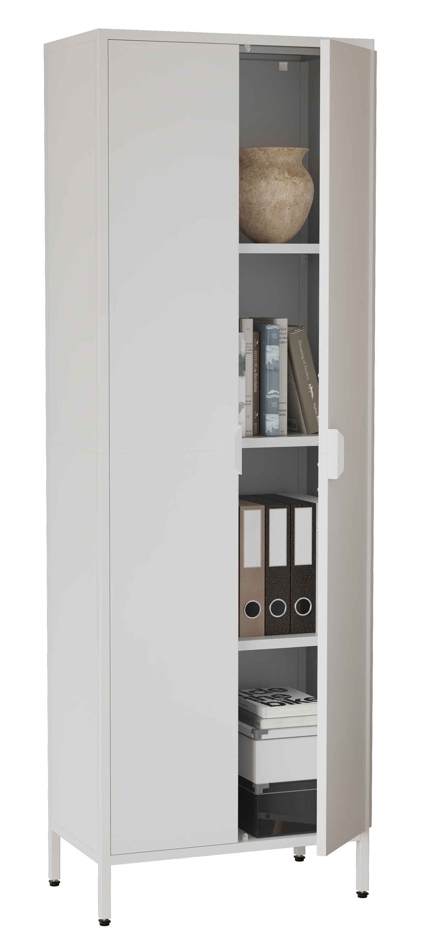 VCM Aktenschrank »Stahl Schrank Büroschrank Dielenschrank Flokas XL« 1 Stk. tlg.