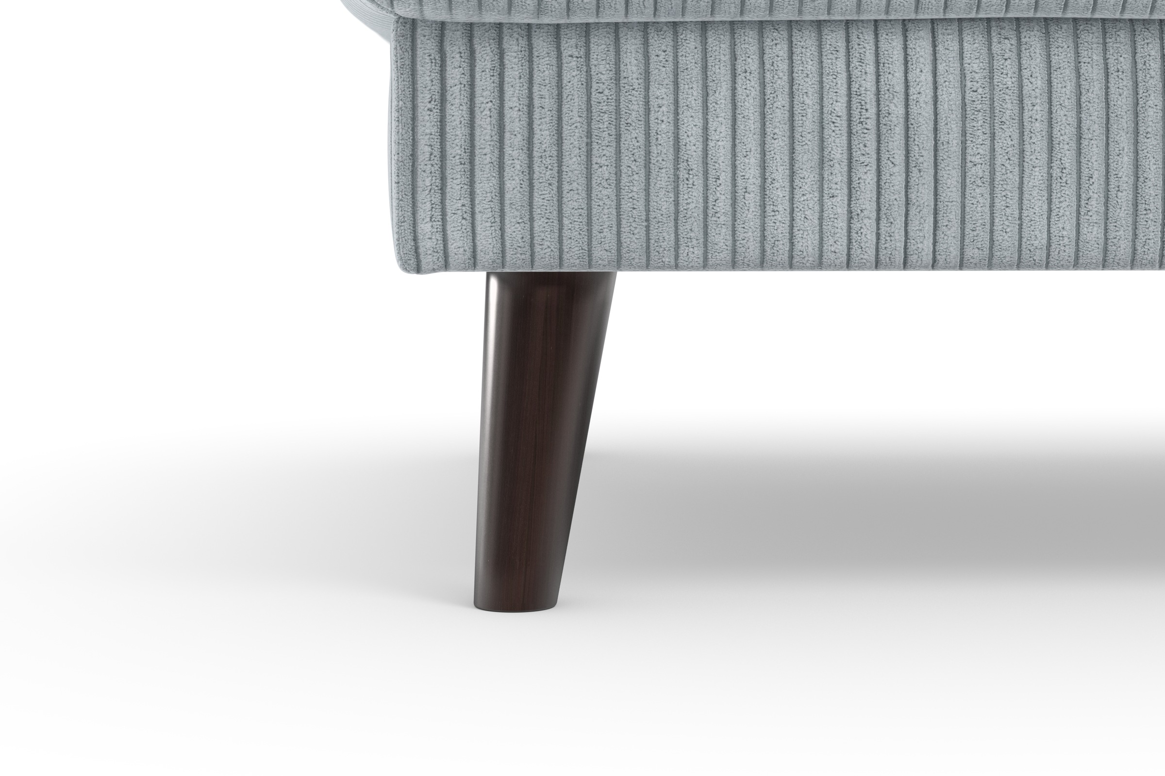 TRENDMANUFAKTUR Polsterhocker »Lumber Jack«, (1 St.), in moderner Optik, mit extra hohen Füßen