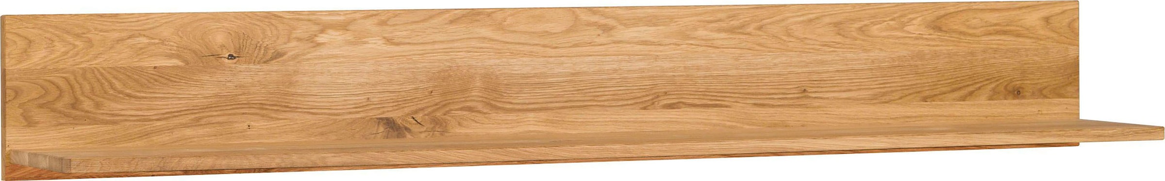 Home affaire, Wandregal »SINA B/T/H: 155/21/19,5cm, Massivholz, Platz für Deko & Bücher« Stabile Ausführung, 1 Ablageboden, Wohnzimmer, Schlafzimmer, 