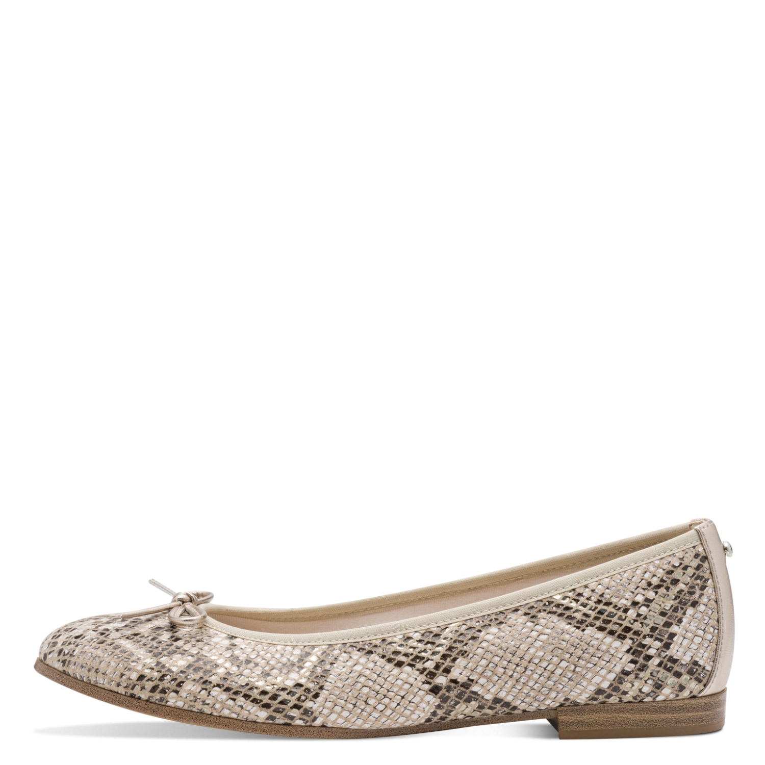 Tamaris Ballerina  , Schlupfschuh, Frühlingsschuh, Businessschuh im Animal Look