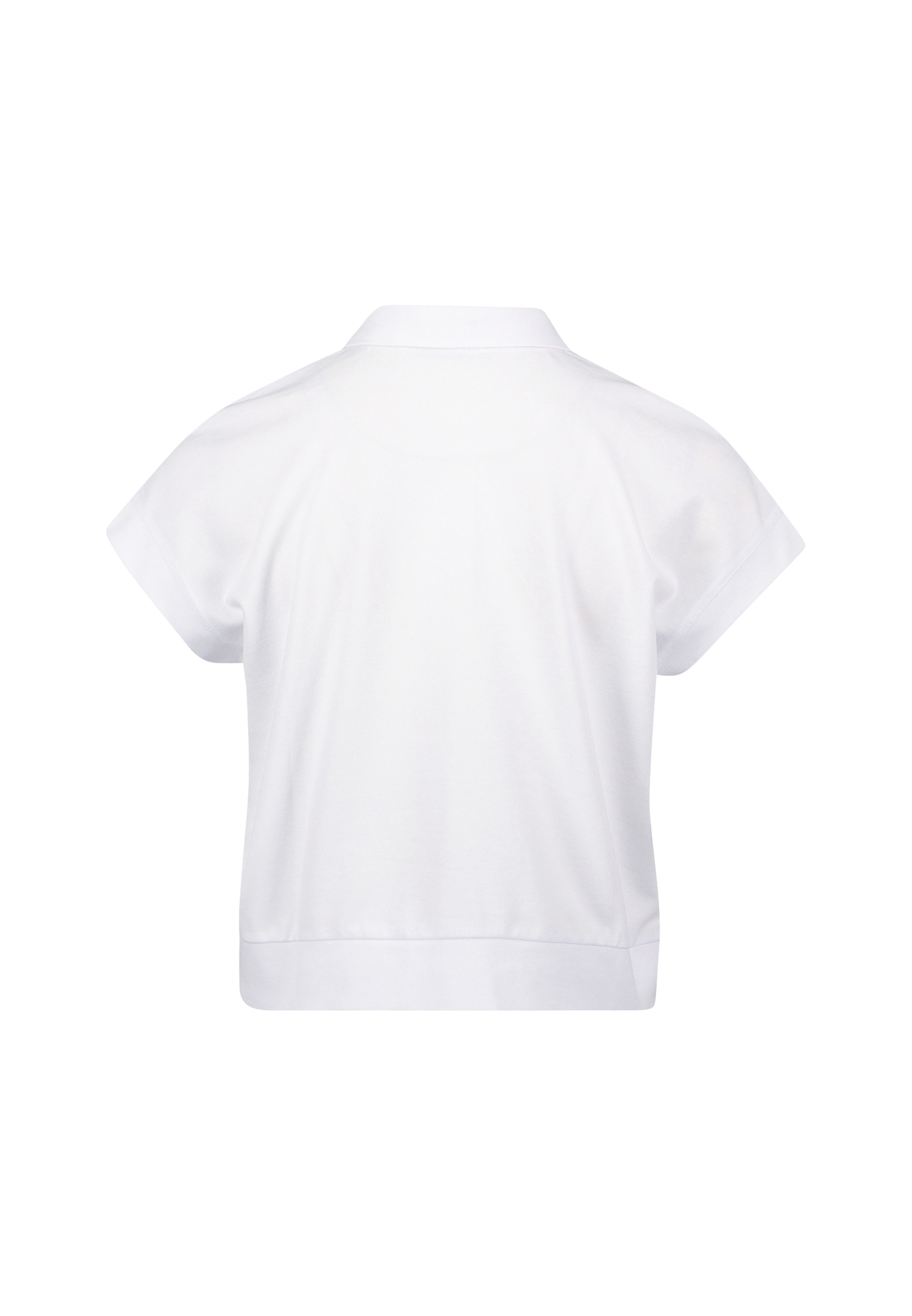 Zero Kurzarmshirt »Poloshirt mit Pailletten«