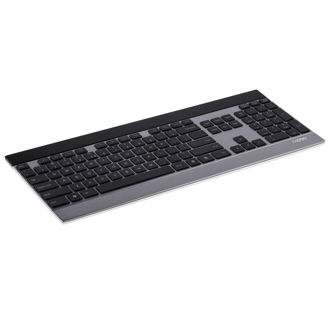 Rapoo Wireless-Tastatur »E9270P kabellose Tastatur, 5 GHz Verbindung« (Lautstärkeregler | Ziffernblock)